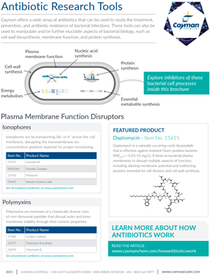 Antibiotic Research Tools Brochure