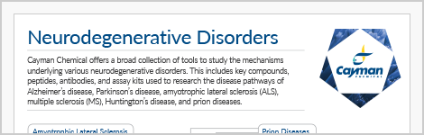 Neurodegenerative Disorders Brochure