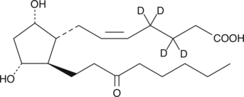 13,14-dihydro-15-keto Prostaglandin F2α-d4 (13,14-dihydro-15-keto PGF2α-d4, PGFM-d4, CAS Number: 42932-59-2)