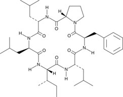 Phepropeptin C (Cyclic(Leu-D-Leu-ξ-Ile-Leu-D-Phe-D-Pro), CAS Number: 396729-25-2)