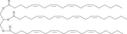 1,2,3-Triarachidonoyl Glycerol (Glycerol Triarachidonoyl, Glycerol Trieicosatetraenoate, Optimar, TG(20:4/20:4/20:4), Triarachidonin, CAS Number: 23314-57-0)