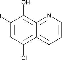 Clioquinol (Iodochlorohydroxyquin, NSC 3531, NSC 74938, CAS Number: 130-26-7)