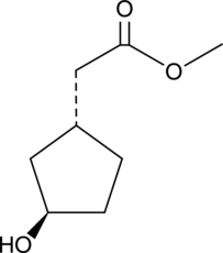 (1R,3R)-3-Hydroxycyclopentane acetic acid methyl ester