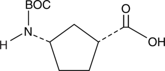 BOC-(1R,3S)-3-Aminocyclopentane carboxylic acid (CAS Number: 161660-94-2)
