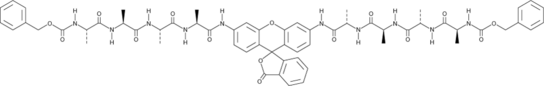 (Z-Ala-Ala-Ala-Ala)2Rh110 ((Z-Ala-Ala-Ala-Ala)2Rhodamine110, bis-(CBZ-L-alanyl-L-arginine amide) Rhodamine 110, CAS Number: 149695-85-2)