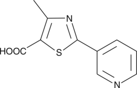 2-(3-pyridyl)-4-methyl-Thiazole-5-Carboxylic Acid (CAS Number: 39091-01-5)