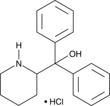 Pipradrol (hydrochloride) (Gerodyl, Leptidrol, Luxidin, Meratran, CAS Number: 71-78-3)