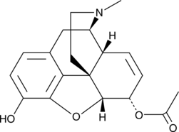 6-Acetylmorphine (6-AM, 6-MAM, 6-Monoacetylmorphine, CAS Number: 2784-73-8)