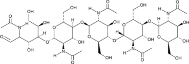 Penta-N-acetylchitopentaose (Chitinpentaose, N,N’,N’’,N’’’,N’’’’-Pentaacetylchitopentaose, CAS Number: 36467-68-2)