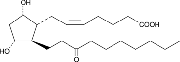 Unoprostone (13,14-dihydro-15-keto-20-ethyl Prostaglandin F2α, 13,14-dihydro-15-keto-20-ethyl PGF2α, Unoprostone (free acid), CAS Number: 120373-36-6)