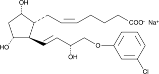 (±)-Cloprostenol (sodium salt) ((±)-16-m-chlorophenoxy tetranor PGF2α, (±)-16-m-chlorophenoxy tetranor Prostaglandin F2α, DL-Cloprostenol, CAS Number: 55028-72-3)