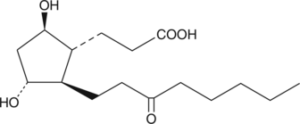 13,14-dihydro-15-keto-tetranor Prostaglandin F1β (5β, 7α-dihydroxy-11-ketotetranor-Prostanoic Acid, 9β-13,14-dihydro-15-keto-tetranor Prostaglandin F1α, 9β,11α-dihydroxy-15-oxo-2,3,4,5-tetranor-Prostanoic Acid, CAS Number: 23015-45-4)