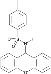 AH 7614 (NSC 31171, N-xanthen-9-yl-p-Toluenesulfonamide, CAS Number: 6326-06-3)