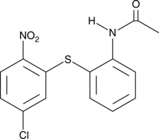 2-Acetamidophenyl 5-chloro-2-nitrophenyl sulfide (2'-(5-chloro-2-nitrophenylthio)-Acetanilide, CAS Number: 107522-19-0)