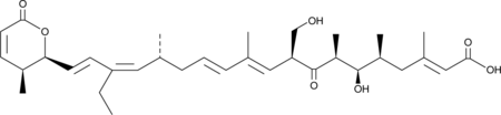Kazusamycin A (CL 1,957B, Hydroxyelactocin, Hydroxyleptomycin B, PD 114721, CAS Number: 92090-94-3)