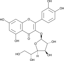 Isoquercitroside (Quercetin 3-(β-D-glucofuranoside), Quercetin 3-O-β-D-glucofuranoside, CAS Number: 21637-25-2)