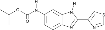 Cambendazol (Isopropyl 2-(4-thiazolyl)-5-benzimidazolecarbamate, MK-905, NSC 377071, CAS Number: 26097-80-3)