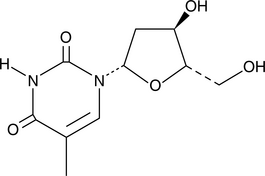 Telbivudine (2'-deoxy-L-Thymidine, L-Deoxythymidine, NV 02B, β-L-Thymidine, CAS Number: 3424-98-4)