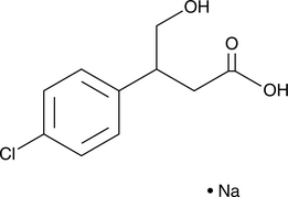 3-(4-Chlorophenyl)-4-hydroxybutyric Acid (sodium salt) (γ-Hydroxybaclofen, CAS Number: 1346603-21-1)
