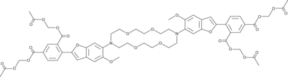 PBFI AM (Potassium-binding Benzofuran Isophthalate Acetoxymethyl ester, CAS Number: 124549-23-1)