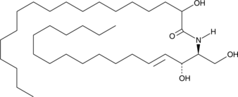 C18 ((±)-2'-hydroxy) Ceramide (d18:1/18:0) (((±)-2’-hydroxy) Cer(d18:1/18:0), ((±)-2’-hydroxy) Ceramide (d18:1/18:0), 18:0 (2R/S-OH)-Ceramide, N-(2’-(R,S)-hydroxystearoyl)-D-erythro-Sphingosine, CAS Number: 34249-41-7)