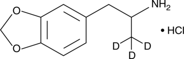 (±)-MDA-d3 (hydrochloride) (exempt preparation) (3,4-MDA-d3, 3,4-Methylenedioxyamphetamine-d3, CAS Number: 2747917-68-4)