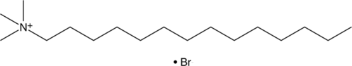 Tetradecyltrimethylammonium (bromide) (TTABr, TTAB, CAS Number: 1119-97-7)
