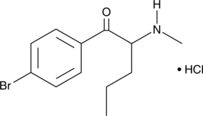 4-bromo-α-Methylaminovalerophenone (hydrochloride) (4-BPD, 4-bromo Pentedrone, para-bromo Pentedrone, 4-bromo-α-methylamino-Pentiophenone, para-bromo-α-methylamino-Pentiophenone, para-bromo-α-methylamino-Valerophenone)