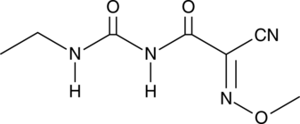 Cymoxanil (1-(2-Cyano-2-methoxyiminoacetyl)-3-ethylurea, DPX-3217, CAS Number: 57966-95-7)