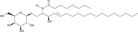 C8 Galactosylceramide (d18:1/8:0) (Galactosylceramide (d18:1/8:0), N-octanoyl-β-D-Galactosylceramide, GalCer(d18:1/8:0), CAS Number: 41613-16-5)