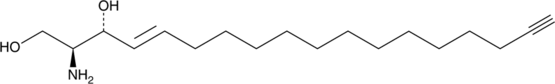 Sphingosine (d18:1) Alkyne (Click Tag™ Sphingosine (d18:1) Alkyne, D-erythro-Sphingosine C-18 Alkyne, (−)-Sphingosine Alkyne, CAS Number: 954096-91-4)