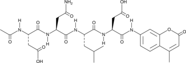 Ac-DNLD-AMC (Ac-Asp-Asn-Leu-Asp-MCA, N-Acetyl-Asp-Asn-Leu-Asp-7-amido-Methylcoumarin, Caspase-3 Substrate, CAS Number: 958001-92-8)