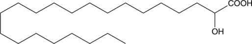2-hydroxy Docosanoic Acid (2-hydroxy Behenic Acid, α-hydroxy Behenic Acid, 2-hydroxy DCA, α-hydroxy DCA, (±)-2-hydroxy DCA, (±)-α-hydroxy DCA, (±)-2-hydroxy Docosanoic Acid, (±)-α-hydroxy Docosanoic Acid, CAS Number: 13980-14-8)
