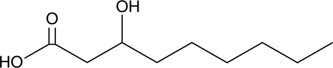3-hydroxy Nonanoic Acid (FA 9:0;O, β-hydroxy Nonanoic Acid, CAS Number: 40165-87-5)