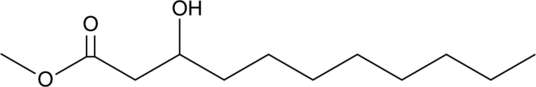 3-hydroxy Undecanoic Acid methyl ester (Methyl 3-hydroxyundecanoate, SFE 12:0;O, CAS Number: 129758-71-0)