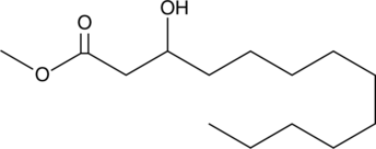 3-hydroxy Tridecanoic Acid methyl ester (Methyl 3-hydroxytridecanoate, SFE 14:0;O, CAS Number: 150024-70-7)