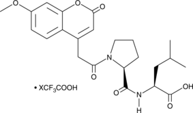 Mca-PL (trifluoroacetate salt) (Matrix Metalloproteinase-2/Matrix Metalloproteinase-7 Fluorogenic Substrate Control, Mca-Pro-Leu-OH, MMP-2/MMP-7 Fluorogenic Substrate Control)