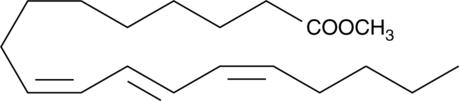 9(Z),11(E),13(Z)-Octadecatrienoic Acid methyl ester (Methyl Punicate, Punicic Acid methyl ester, SFE 19:3, CAS Number: 95497-55-5)