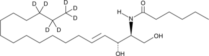 C6 Ceramide-d7 (d18:1-d7/6:0) (N-Caproyl-C18-Sphingosine-d7, Cer-d7(d18:1-d7/6:0), C6 Ceramide-d7, Ceramide-d7 (d18:1-d7/6:0), N-hexanoyl-D-erythro-Sphingosine-d7, CAS Number: 2692624-22-7)