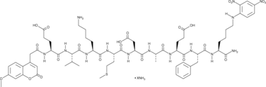 Mca-EVKMDAEF-K(Dnp)-NH2 (ammonium salt) (β-Secretase Fluorogenic Substrate)