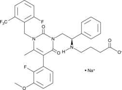 Elagolix (sodium salt) (CAS Number: 832720-36-2)