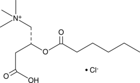 Hexanoyl-L-carnitine (chloride) (Caproyl-L-Carnitine, L-Caproylcarnitine, CAR 6:0, C6:0 Carnitine, L-Carnitine caproyl ester, L-Carnitine hexanoyl ester, L-Hexanoylcarnitine, CAS Number: 162067-53-0)