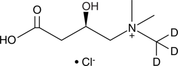 L-Carnitine-d3 (chloride) ((–)-Carnitine-d3, R-Carnitine-d3,  Levocarnitine-d3, CAS Number: 350818-62-1)