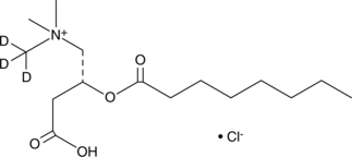 octanoyl-l-carnitine Octanoyl-L-carnitine-d3 (chloride) (CAR 8:0-d3, C8:0 Carnitine-d3, L-Carnitine  octanoyl ester-d3, L-Octanoylcarnitine-d3, CAS Number: 1334532-24-9)