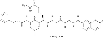 Z-LRGG-AMC (trifluoroacetate salt) (Z-Leu-Arg-Gly-Gly-AMC, Z-Leu-Arg-Gly-Gly-7-amino-4-methylcoumarin)