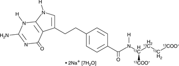 Pemetrexed-13C5 (sodium salt hydrate)