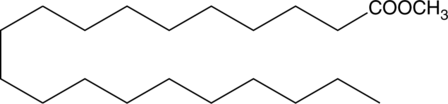 Arachidic Acid methyl ester (C20:0 methyl ester, Eicosanoic Acid methyl ester, 
Methyl Arachidate, Methyl Eicosanoate, SFE 21:0, CAS Number: 1120-28-1)