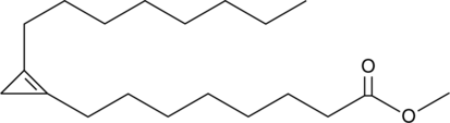 Sterculic Acid methyl ester (Methyl Sterculate, SFE 20:2, CAS Number: 3220-60-8)