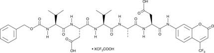 Z-VDVAD-AFC (trifluoroacetate salt) (Z-Val-Asp-Val-Ala-Asp-AFC, Z-Val-Asp-Val-Ala-Asp-7-amino-4-trifluormethylcoumarin)