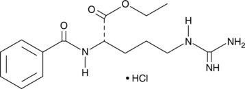N-α-Benzoyl-L-Arginine ethyl ester (hydrochloride) (BAEE, Bz-Arg-OEt, NSC 86159, CAS Number: 2645-08-1)